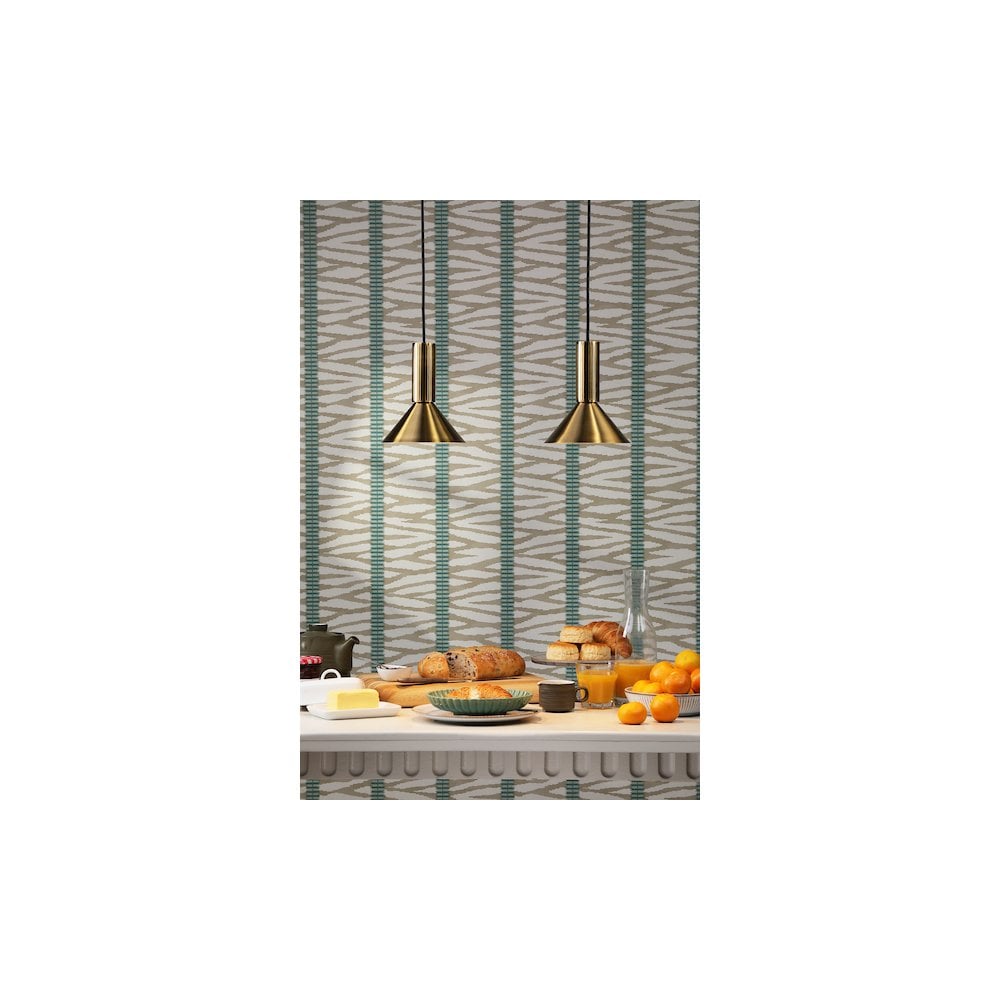 RAG0140 Ragnar Pendant/Wall Light Natural Brass