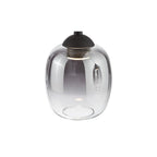 RAM0522 Ramona 5 Light Bar Pendant Matt Black and Smoked Ombre Glass LED