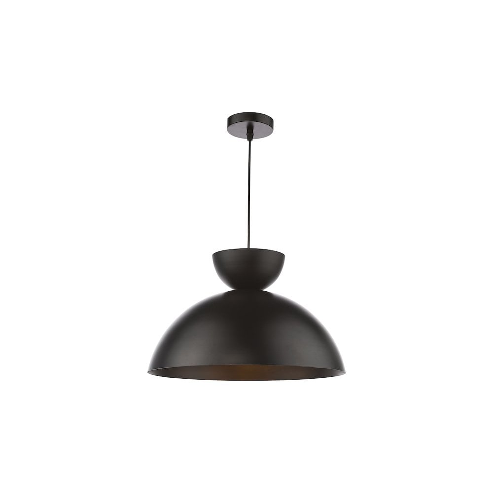 RIY8622 Riya Small Pendant Matt Black