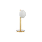 TAU4235 Tauri Table Lamp Matt Gold and Opal Glass