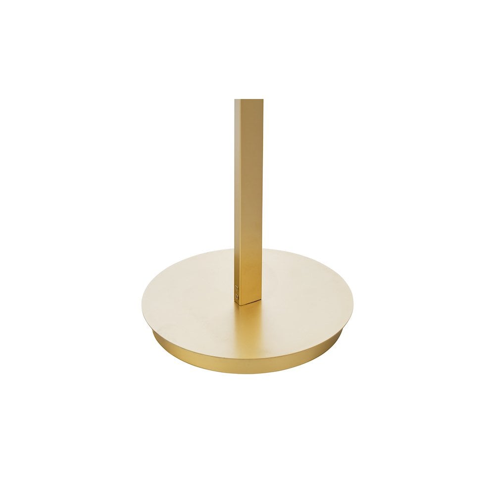 TAU4935 Tauri 3 Light Floor Lamp Matt Gold and Opal Glass