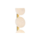 TAU4935 Tauri 3 Light Floor Lamp Matt Gold and Opal Glass