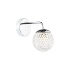 TEV0750 Teva Bathroom Wall Light Polished Chrome and Faceted Acrylic IP44