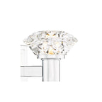 TIA0950 Tiana 2 Light Wall Light Polished Chrome and Faceted Acrylic