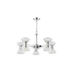 TIA2350 Tiana 10 Light Armed Pendant Polished Chrome