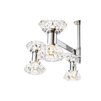 TIA2350 Tiana 10 Light Armed Pendant Polished Chrome