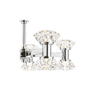 TIA2350 Tiana 10 Light Armed Pendant Polished Chrome