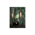 TOM0763 Tommaso Bathroom Wall Light Antique Bronze and Ribbed Glass IP44 (S)
