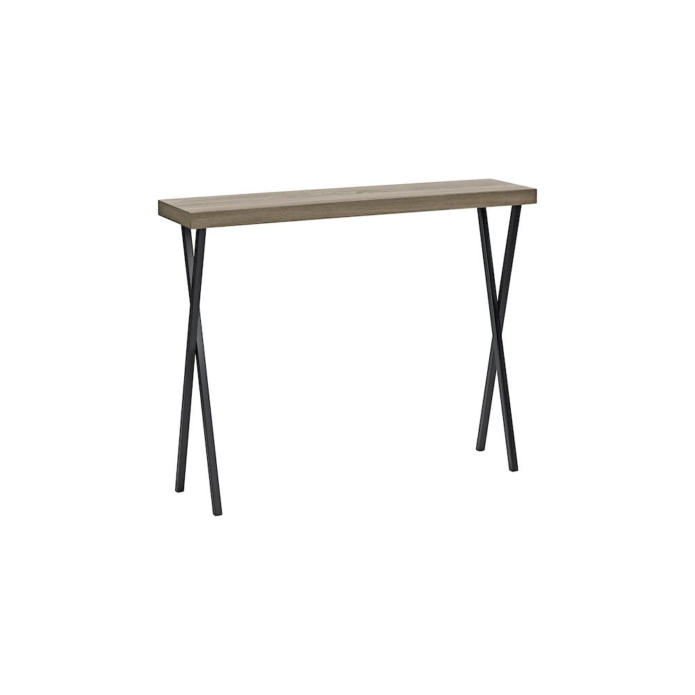 001DAT002 Data Console Table Oak Effect