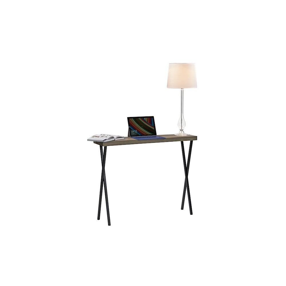 001DAT002 Data Console Table Oak Effect