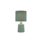 CHL4124 Chloris Small Table Lamp Green With Shade