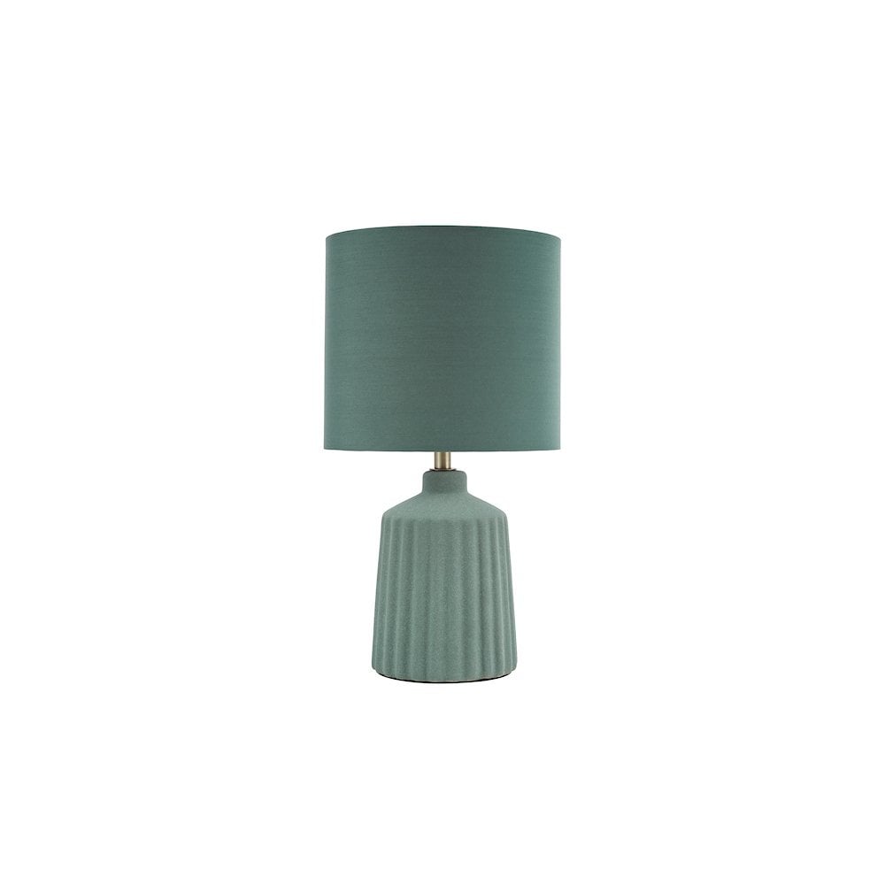 CHL4124 Chloris Small Table Lamp Green With Shade
