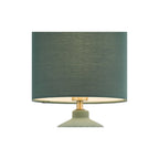 CHL4124 Chloris Small Table Lamp Green With Shade