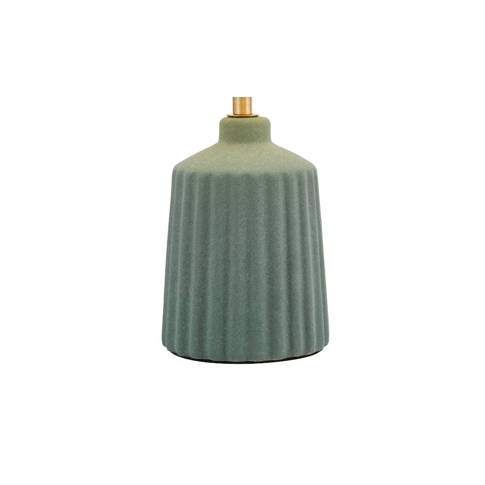 CHL4124 Chloris Small Table Lamp Green With Shade