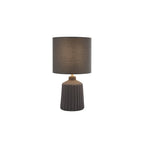 CHL4139 Chloris Small Table Lamp Grey With Shade