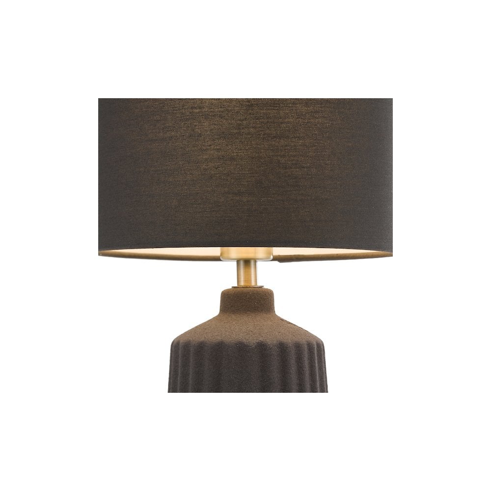 CHL4139 Chloris Small Table Lamp Grey With Shade