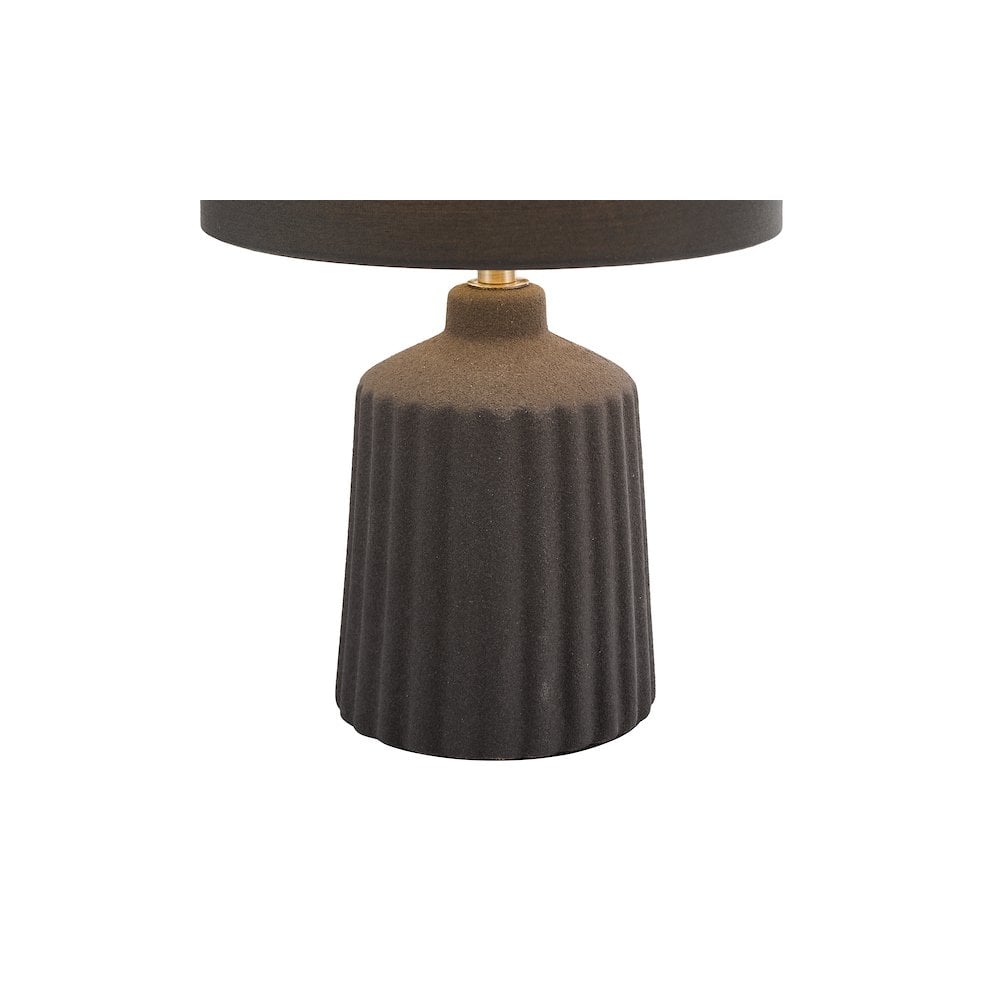 CHL4139 Chloris Small Table Lamp Grey With Shade
