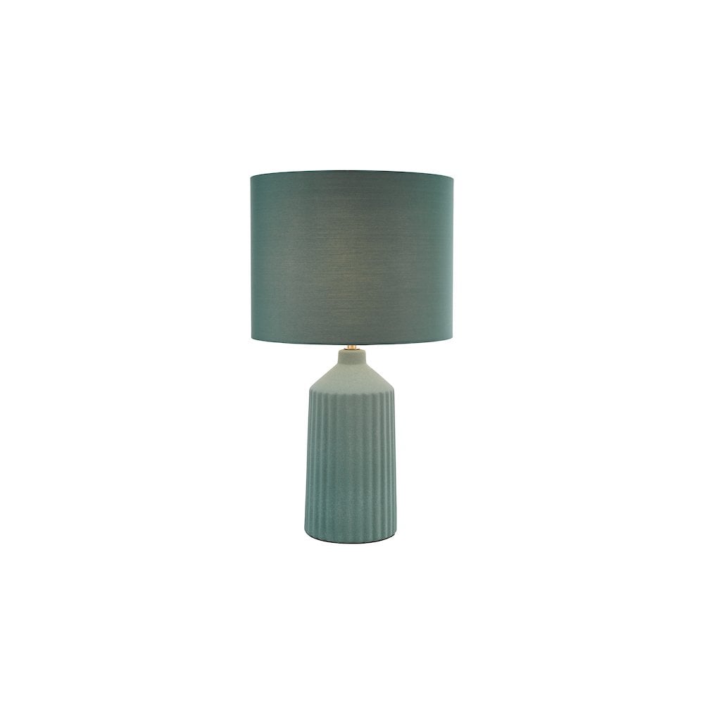 CHL4324 Chloris Large Table Lamp Green With Shade