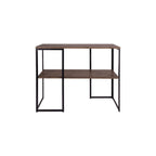 001KIM001 Kimora Console Table Brown Pine Veneer and Matt Black