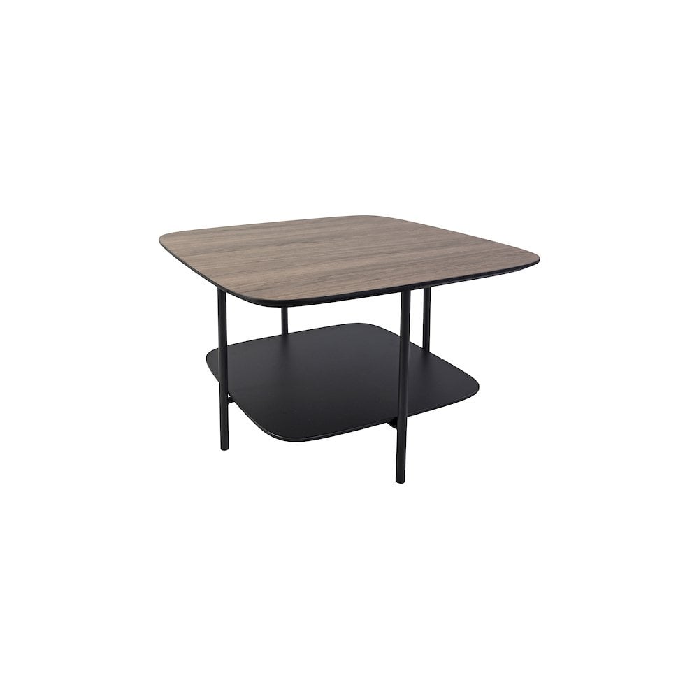 001OKA001 Oka Coffee Table Mocha Veneer and Matt Black