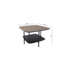 001OKA001 Oka Coffee Table Mocha Veneer and Matt Black