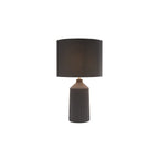 CHL4339 Chloris Large Table Lamp Grey With Shade