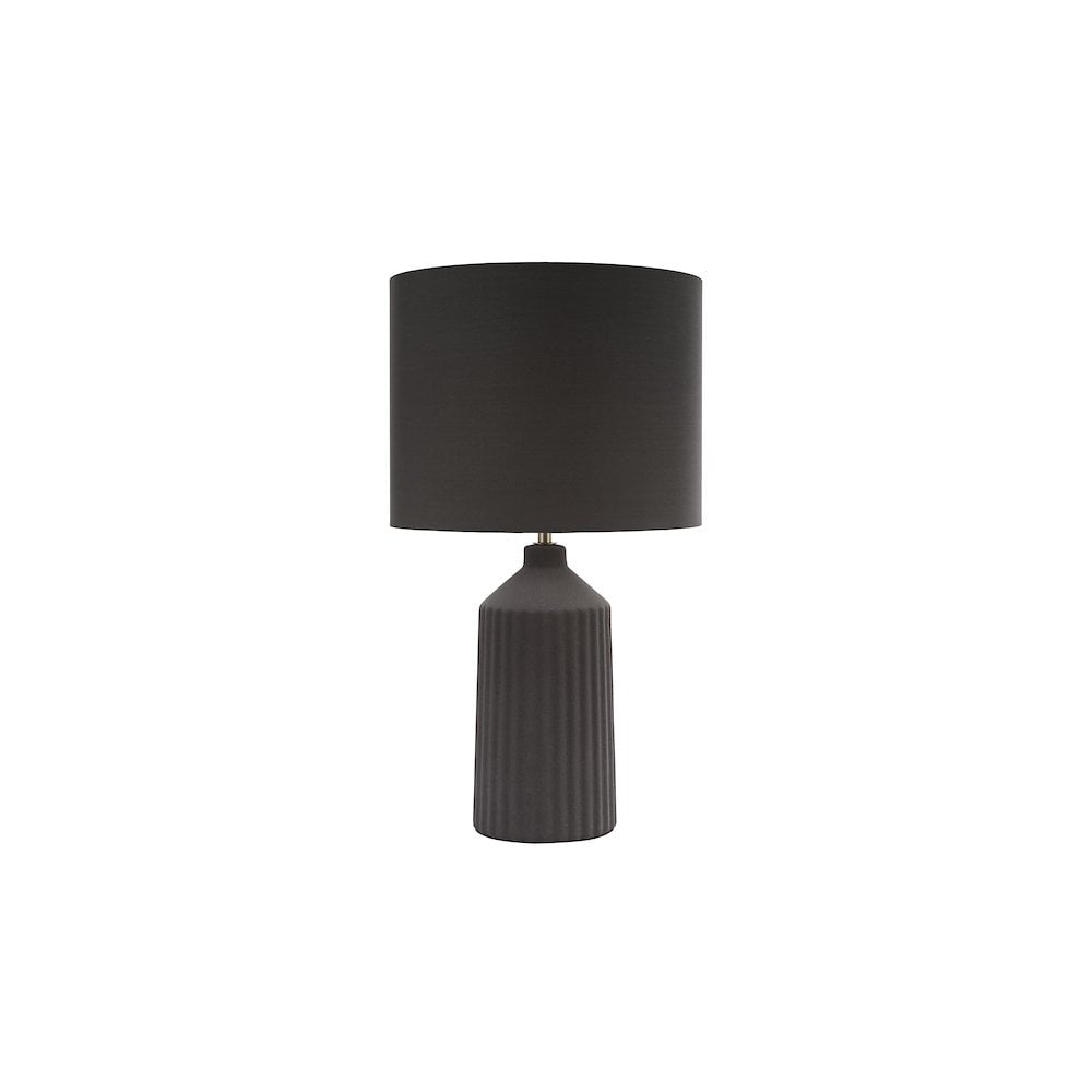 CHL4339 Chloris Large Table Lamp Grey With Shade