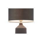 CHL4339 Chloris Large Table Lamp Grey With Shade