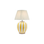 CIR4226-ULY1415 Circus Table Lamp Yellow and White With Shade