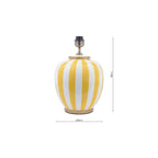 CIR4226-ULY1415 Circus Table Lamp Yellow and White With Shade