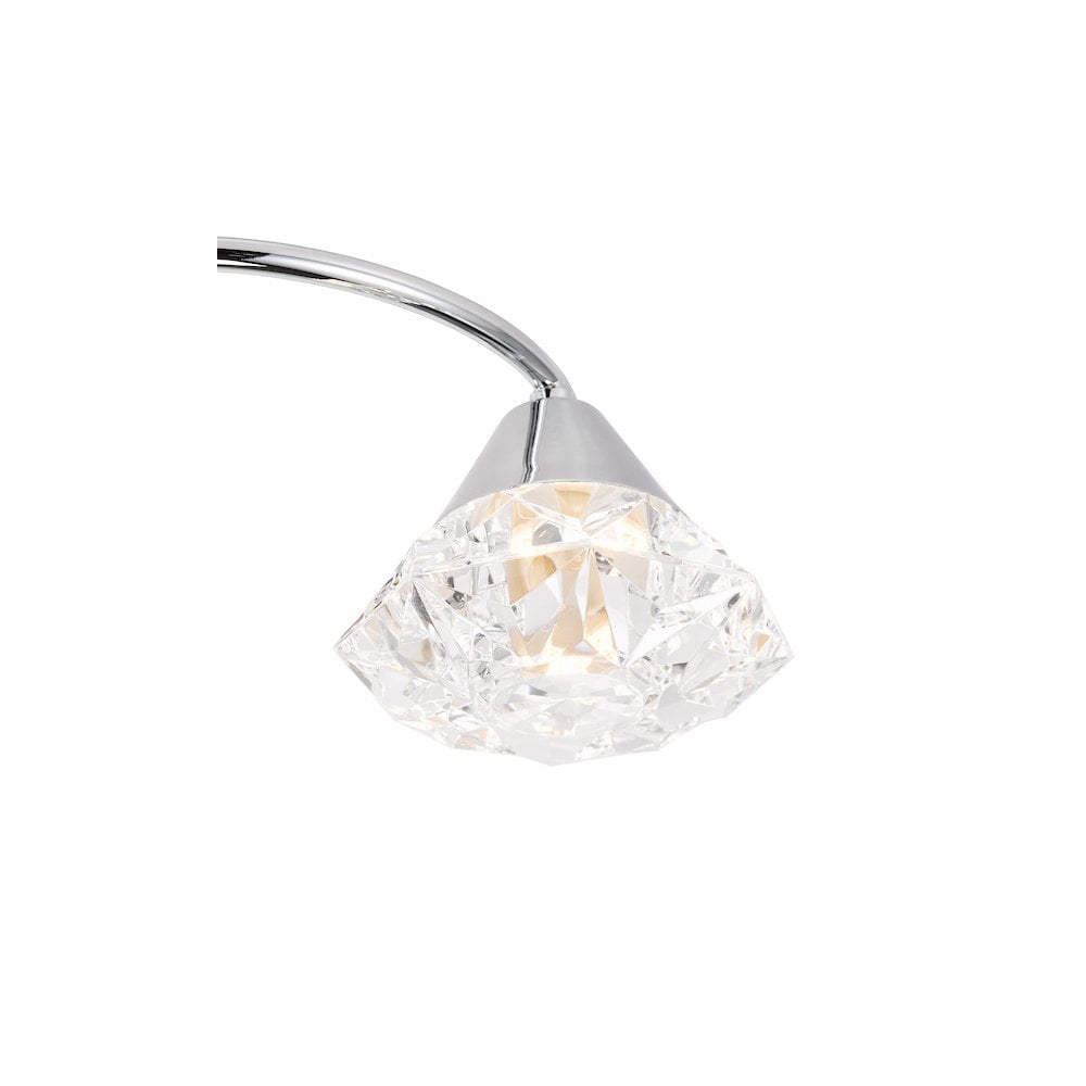 DIL5350 Dilys 3 Light Semi-Flush Polished Chrome