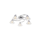 DIL5450 Dilys 5 Light Semi-Flush Polished Chrome
