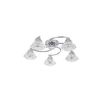 DIL5450 Dilys 5 Light Semi-Flush Polished Chrome