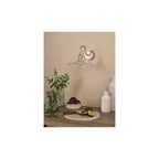 HAD0761-12 Hadano Wall Light Antique Chrome and Wavy Glass