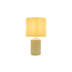 ILO4211 Ilona Ceramic Table Lamp Yellow With Shade