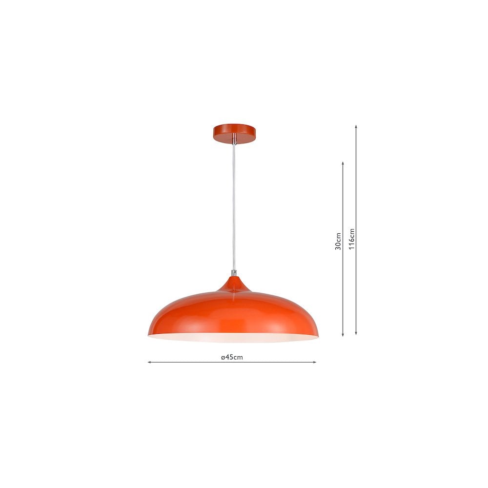 KAE0111 Kaelan Pendant Orange