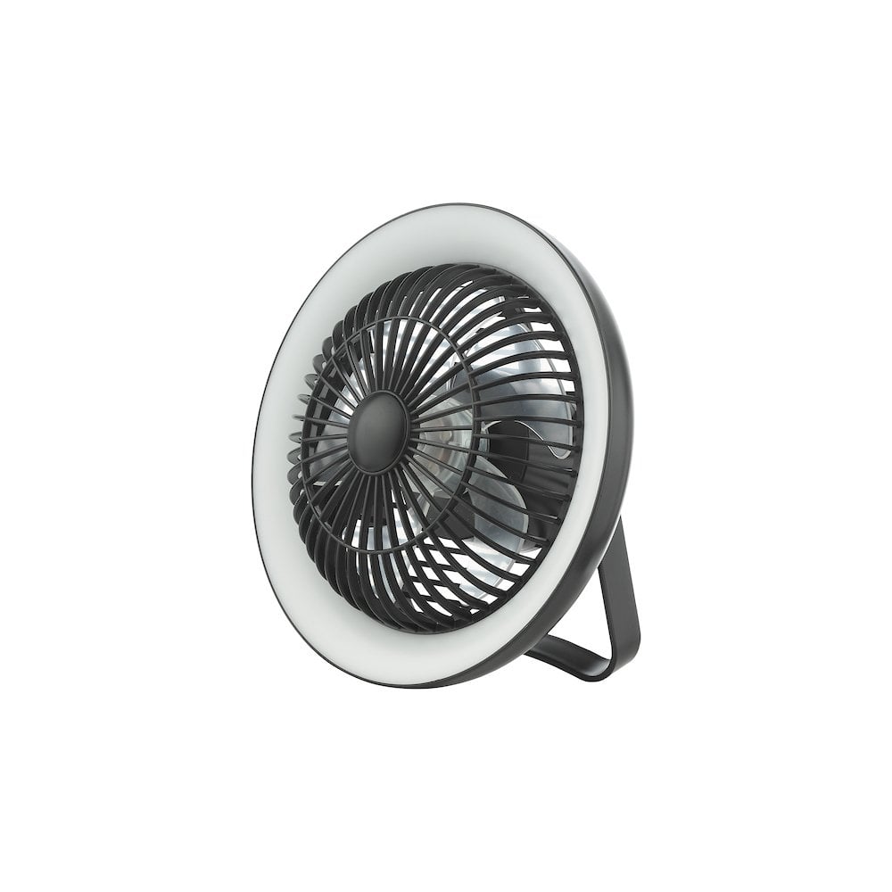 TUR4122 Turbo Desk Fan With Lamp Black LED