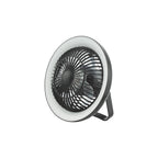 TUR4122 Turbo Desk Fan With Lamp Black LED