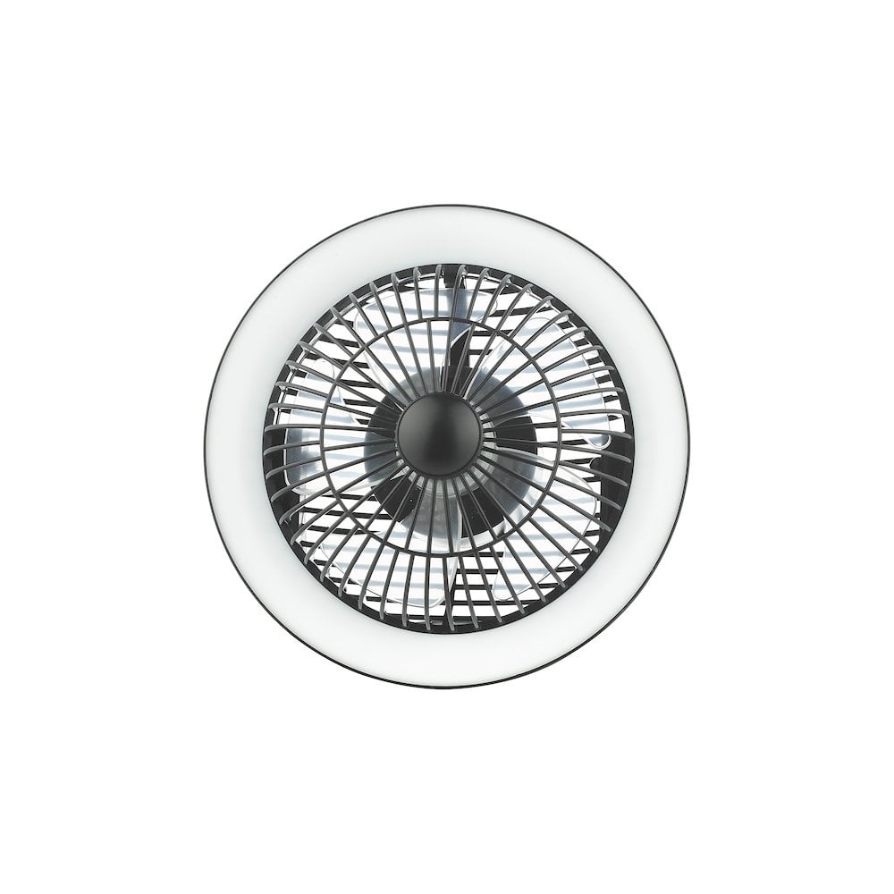 TUR4122 Turbo Desk Fan With Lamp Black LED