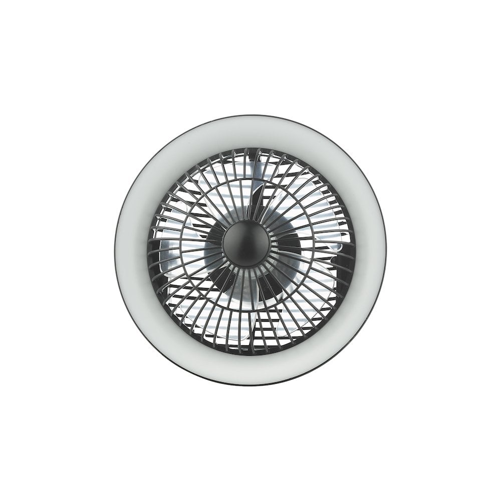TUR4122 Turbo Desk Fan With Lamp Black LED