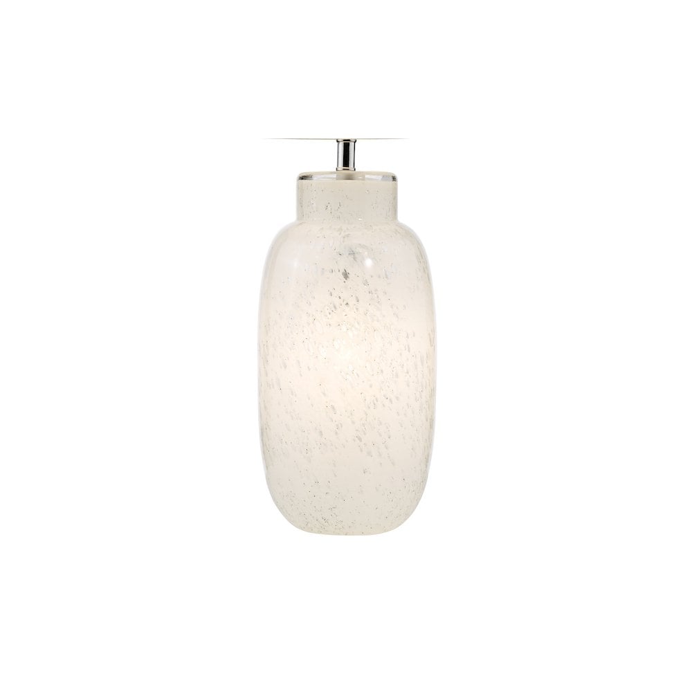 ILE422-ULY1615 Ileana Table Lamp White Glass With Shade