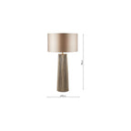 MYL4229-LYR1629 Myla Ceramic Table Lamp Bronze With Shade