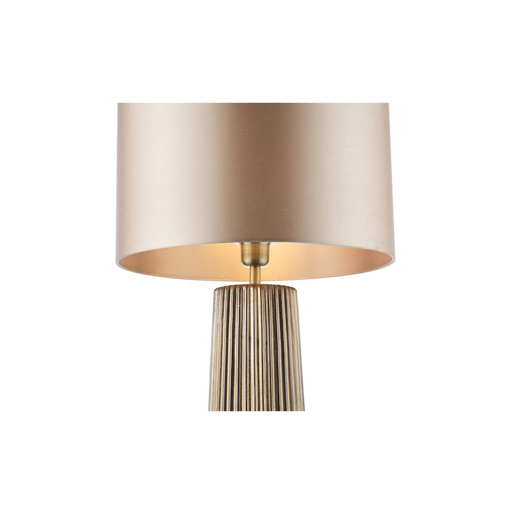 MYL4229-LYR1629 Myla Ceramic Table Lamp Bronze With Shade
