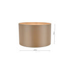 MYL4229-LYR1629 Myla Ceramic Table Lamp Bronze With Shade