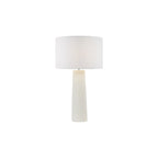 MYL422-PYR162 Myla Ceramic Table Lamp White With Shade