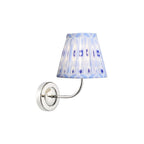NAV0738-IKA2623 Navarro Rechargeable Wall Light Polished Nickel With Shade LED