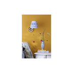 NAV0738-IKA2623 Navarro Rechargeable Wall Light Polished Nickel With Shade LED