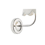 NAV0738-NER262 Navarro Rechargeable Wall Light Polished Nickel With Shade LED