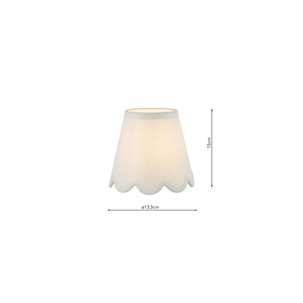 NAV0738-NER262 Navarro Rechargeable Wall Light Polished Nickel With Shade LED