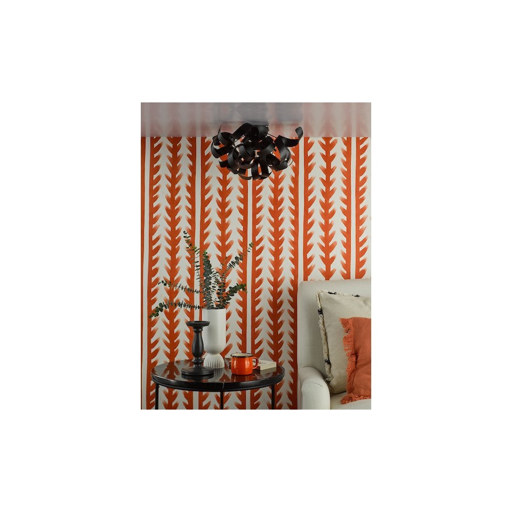 SWA0422-03 Swash 4 Light Flush Black With Black Ribbins